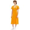 Tom Tailor Denim 1036605 Vestito, 31684-Arancione Mango Brillante, M Donna