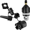 Connextion Adattatore Pompa SUPAdattatore di GonfiaggioAccessorio per Pompa per KayakAdattatore di Gonfiaggio Kit Adattatore con 4 Ugelli Valvola Aria per Canoa Gonfiabile, Stand up Paddle Board