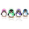 Nordstern - Confezione da 4 scaldamani a forma di pinguino, scaldatasche riutilizzabili per bambini e adulti - 9 x 9 cm (Pinguino II, taglia unica)