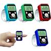 Golgner 4 Pezzi Contatori Digitali per Dita, Contatore Manuale Meccanico, Contatori Elettronici per Dita, Contatore Manuale Resettabile con Display a 5 Cifre, Contatore per Dita, Contatore di Righe