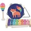 VILAC - Set Musica Arcobaleno Andy Westface, 7409, Volpe