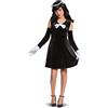 Bendy and the Ink Machine DISGUISE 87989G-15L Alice Bendy e The Ink Machine - Costume da bambina, colore: nero