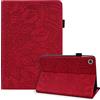 CXTcase Custodia per Lenovo Tab M10 FHD Plus 10,3 2020 TB-X606F/TB-X606L, Ultra Sottile Smart Cover Lenovo Tab M10 FHD Plus 10,3, Leggero Supporto Tablet Custodia Lenovo M10 Plus 10,3,Rosso