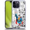 Head Case Designs Licenza Ufficiale Superman DC Comics Volo Fumetto Arte Custodia Cover in Morbido Gel Compatibile con Apple iPhone 14 PRO Max