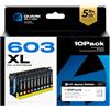 Quark Votto 603XL - Cartuccia per stampante a colori compatibile con Epson 603 XL per XP-2100 XP-2150 XP-2105 XP-3100 XP-3105 XP-3150 XP-4100 XP-4150 WF-2810 WF-2830 WF-2850