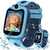 Kesasohe 4G Smartwatch Bambini, Orologio Smartwatch Bambini con GPS Videochiamate Chiamate Telefono, Orologio GPS Bambini Bambino IP68 Impermeabile Sveglia Giochi Modalità Classe Regalo per Ragazzo Ragazza