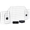 Wiltec Griglia divisoria per Auto 90-128 cm Divisorio Auto per Cani Bagagli, Modello E