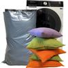 Calzette 5 buste in polietilene, grandi e resistenti, per imballaggi di vestiti, pacchi e sacchetti autoadesivi, in polietilene, 55 x 76 cm