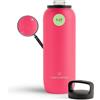 waterdrop MICRODRINK waterdrop® Borraccia Termica 1 litro, Borraccia con Beccuccio, Acciaio inox, Borraccia Bambini, Palestra, Adulti, Bottiglia Termica per Bevande Calde e Fredde