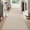 DEXI Tappeto Cucina Antiscivolo Lavabile 60 x 180 cm, Lungo Passatoia Corridoio Assorbente, Rimozione Della Polvere, Tappeti Runner Facile da Pulire per Ingresso, Lavanderia, Beige