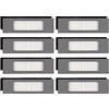 CHAIN PEAK (8 Pezzi) N10 Filtro HEPA per Robot Aspirapolvere Ecovacs DEEBOT OZMO N10 N10 Plus 920 950 T8 AIVI Max T9 T5 N5 N7 N8+ N8 Pro Plus DX55 DX93 DJ65, Kit Filtro per Robot Aspirapolvere