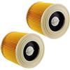 SPARES2GO Cartuccia filtro compatibile con Karcher MV2 NT27/1 NT27/1M VC6100 VC6200 aspirapolvere (confezione da 2)