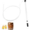 Leopacat Sifone Automatico,Sifone per Vino Sifone Automatico da Travaso con Tubo Flessibile di Plastica,Kit per Sifonamento Deluxe A Flusso Rapido per Secchio di Vino per Birra 13,8x1,2x1,2 pollici