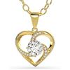 SERASAR Collana d'Argento Cuore Donna Acciaio Chirurgico 316L Argento 18 Carati Gioielli Catena con Ciondolo Scatola Idea Regalo Festa Della Mamma Natale 30 Compleanno Donne