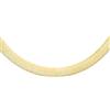 CARISSIMA Collana da Donna in Oro Giallo 9 ct, Catena a Spina di Pesce da 4,9 mm, Lunghezza 51 cm