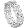 Sofia Milani - Anello da Donna in Argento 925 - con Pietra Zircone - Design ad Ornamento Cerchio - 10086