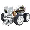 SunFounder Smart Video Robot Car Kit per Raspberry Pi 5/4/3B+/3B/Zero W, Python/Blockly, batterie ricaricabili incluse, ideale per ingegneri, studenti (Raspberry Pi non incluso), Medio