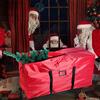 ZPONEED Custodia Porta Albero di Natale, Sacco per Albero Artificiale fino a 210 cm, Borsa in Tessuto Oxford 600D Impermeabile e Antipolvere, Rosso