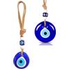 JJiaoLinin Occhio Turco, 2 Pezzi Malocchio Blu Turco, Amuleto per la Decorazione Della Casa, Malocchio Auto Decorazione da Parete, per Decorazione per la Casa, Good Luck Ornament (5 cm)