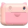 PRENDELUZ Macchina fotografica rosa stampa istantanea per bambini, fotocamera per foto e video