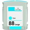 Hp Compatibile Cartuccia per HP 88 C9391A ciano