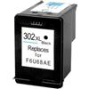 Hp Compatibile F6U68AE Cartuccia rigenerata per HP 302XL nero visualizza livello inchiostro