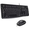 LOGITECH KIT MK120 TASTIERA + MOUSE NERA