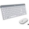 LOGITECH KIT MK470 TASTIERA + MOUSE NANO WIRELESS COMBO BIANCO (920-009197)