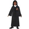 amscan 9918716 - Costume da Harry Potter Hogwarts con 4 stemmi in velcro, per bambini, età: 10-14 anni