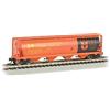 Bachmann Industries Inc. Canadian 4-bay Cylindrical grain Hopper Government of Canada - N scale, red