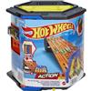 Hot Wheels- Pista Srotolabile Super Discesa, Bauletto si Trasforma in Pista a 5 Corsie, Include 1 Macchinina in Scala 1:64, Imballaggio Sostenibile, Giocattolo per Bambini 4-10 Anni, HGK41