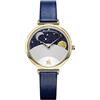 SHENGKE Donne Orologi In Pelle Banda Di Lusso Orologi Al Quarzo Ragazze Ladies Orologio Da Polso Relogio SK0124 Blu