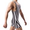YUFEIDA, Body da uomo a maniche corte per sport, tuta intima, vestibilità slim, pigiama tutto in uno, intimo da wrestling, M