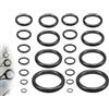AOYEGIC 22 pezzi set di anelli per canne da pesca,anello terminale in ceramica,guide in ceramica,anello per punta di canna da pesca,accessori di guide per canne da pesca(nero,3,76 mm-29,8 mm)