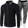 Generico Tuta da uomo Pantalone e Felpa con cappuccio Set da jogging Basic Con Cappuccio Completo Tuta Uomo S/M/L/XL/XXL/3XL