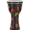 GEWA Liberty Djembé accordatura meccanica (ganci di tensione) - Diametro: 8 (20,3 cm) - Altezza: 16,5 (41,2 cm) - Numero di tiranti: 4 - Motivo: Pineapple