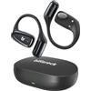 BlitzRock Cuffie Open Ear Auricolari Bluetooth 5.4 Wireless, Ultra Leggero e Confortevole, Gancio Auricolare da 0,7 mm, Chiamata Chiara, IPX7, 28 ore Durata Per Sport, Corsa, Nero