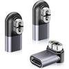 RUXELY Adattatore di Carica USB C per Cuffie Shokz 3 Pezzi