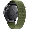 ANBEST 26mm Cinturino Nylon per Garmin Fenix 7X/Fenix 6X/Fenix 5X/Enduro, Cinturino in Velcro Ultraleggero ad Asciugatura Rapida per Fenix 6X PRO/Enduro 2/Tactix 7 PRO/Descent Mk1/Fenix 3 Bracciale