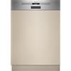 Neff S145EAS16E, N 50, Smart lavastoviglie parzialmente integrata 60 cm, lavabile in lavastoviglie, Made in Germany, cestino per posate, molto silenzioso, Open Dry, forte pulizia con Chef 70ºC,