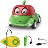 Juxtaposia Carino Apple Modelling Auto Telecomandata, Auto Rc ricaricabile con batteria incorporata, Macchinine Per Bambini dai 3 anni, può essere utilizzato come regalo di compleanno.