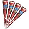 HANUMAN STORE Henné Kaveri 100% Natural Mehendi Cone 4 x 25 g, Senza Sostanze Chimiche, Senza PPD