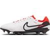 Nike Legend 10 PRO, Scarpe da Calcio Uomo, White Black Bright Crimson, 45.5 EU