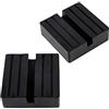 EXLECO 2Pcs Car Jack Gomma Pad (75x75x25mm) Tappetino in gomma Jack Universale Proteggi i binari e i SUV del telaio dell'auto Usato per Sollevare Macchina e Martinetto