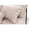 Catherine Lansfield Fantasy Sateen Modern Taupe Set di lenzuola per letto da 105 a 180 x 280 cm + cuscino 50 x 125