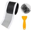 KEUGT Capelli Cattura Adesivi a Rete,Monouso Filtro Doccia Capelli,10m* 7cm Raccogli Capelli Doccia,Filtro di Scarico a Pavimento,Monouso Filtro Lavello con Pala Pulizia per Bagno,Cucina,Lavandino Scarico