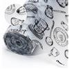Home Direct Tappetino per cassetti impermeabile Tappetini Non-adesivo EVA Plastica Rotolo per Mensola Cassetto Frigorifero Tavolo Mobile Cucina Lavello Ripiani, Ritagliabili 44cm x 600cm bianco nero trasparente