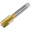 QUARKZMAN Maschio Filettatura Spina Spirale M20 x 1.5 Filetti Rettificati H2 4 Scanalature Acciaio Alta Velocità Hss 6542 Rivestimento Titanio Punte Filettatura Metriche Riparazione Filetti