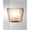 Fabas VIKI APPLIQUE COLORE AMBRA 1 LUCE ATTACCO E27 IN VETRO IP20