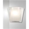 Fabas VIKI APPLIQUE COLORE TRASPARENTE 1 LUCE ATTACCO E27 IN VETRO IP20